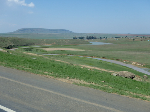 River meadow land.